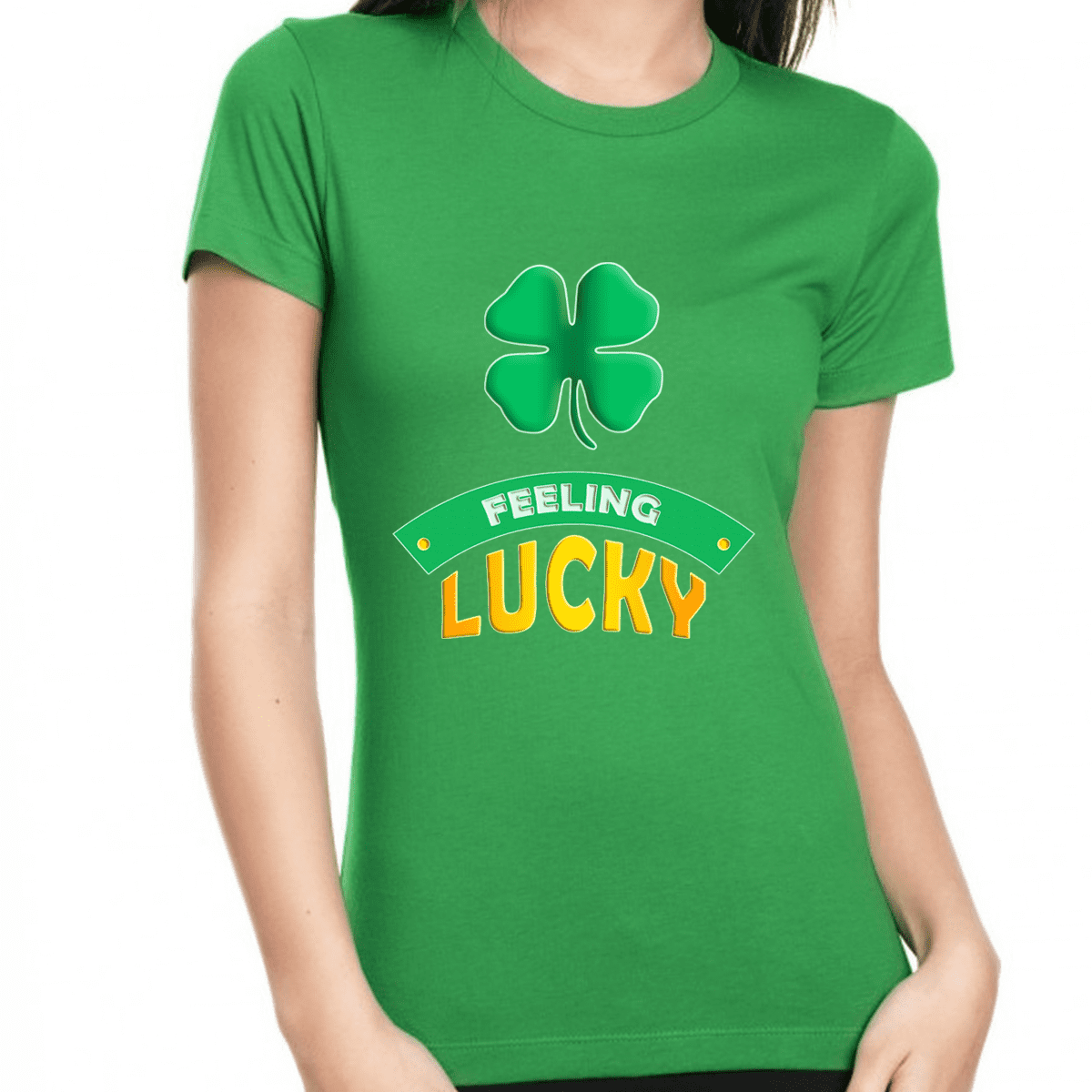 Kiss Me Im A Dog Mom Irish Shamrock Best St Patricks Day Gift Crewneck Sweatshirt