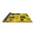 thumbnail image 2 of Ahgly Company Indoor Rectangle Patchwork Yellow Transitional Area Rugs, 5' x 7', 2 of 4