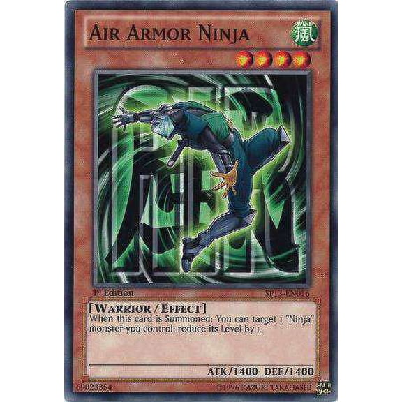YuGiOh Star Pack 2013 Starfoil Rare Air Armor Ninja SP13-EN016