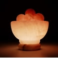 thumbnail image 6 of Massagers Spa Collection Himalayan Rock Salt Crystal Balls Healing Lamp, 7 Inch Diameter - Soft Calm Therapeutic Light - Handcrafted Salt Crystal Bowl w/6 Healing Balls - Table Lamp, Dark Orange Hue, 6 of 8
