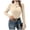 Light brown, variant on Ekouaer Women's Turtleneck Long Sleeve Top Slim Fit Lightweight Thermal Base Layer Shirt for Fall Winter