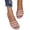 Khaki, variant on Womens EVA Three Strap Sandals Open Toe On Waterproof Flats Comfortable Lightweight Summer Shoes For Beach Casual Wear Khaki 6