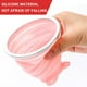 thumbnail image 4 of 3 vasos de viaje plegables | Vasos de agua plegables de silicona con tapa | Vasos reutilizables, 4 of 7