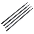 thumbnail image 2 of Genrics 4Pcs Outside Part Weatherstrip Window Moulding Trim Seal Belt Black Replacement for 2008-2020 Sequoia 68163-0C030 68164-0C030, 2 of 7