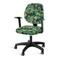 thumbnail image 3 of Chririnla Christmas Candy Cane Print Desk Chair Cover, 2 Pcs Office Chair Covers Stretch Comfy Computer Chair Protective Cover for Gaming Chair, 3 of 8