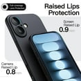 thumbnail image 3 of JETech Slim Case for iPhone 17 6.3-Inch, Ultra-Thin Lightweight Minimalist Phone Cover with Camera Lens Protection, Matte Anti-Fingerprint Finish (Black), 3 of 6