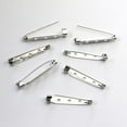 thumbnail image 5 of Bar Pins Brooch Clasp Pin Backs Safety Pin 100 Pieces Silver for Name Tags, Badges 1.5 Inch (38mm), 5 of 7