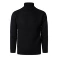 thumbnail image 5 of Vedolay Mens Pullover Sweaters Fall Sweater Soft Casual Pullover for Men Black,L, 5 of 5