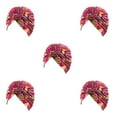 thumbnail image 1 of Nudo Turbante Musulmán Qarigey Hijab Frente Cruz Beanie Estiramiento Ajustable Tipo 9, 1 of 4