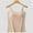 Beige, variant on Loopsun Womens Pajama Tank Top, Women's Solid Color Seamless Sleevesless Underwear Shirt Top Beige,XXXXL