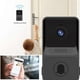 thumbnail image 2 of Wireless Video Doorbell, Smart Wi-Fi Video Doorbell with Chime, Door Bell Kit with HD Video, 2.4G WiFi (Black), 2 of 5