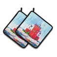 thumbnail image 1 of Carolines Treasures 6137PTHD Le Phare sur les Rochers Abrite une Paire de Porte-Pots, 1 of 3
