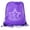 Purple, variant on Senior Graduation Drawstring Backpacks Personalized Party Favor Cinch Bags - Congrats Star