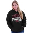 thumbnail image 5 of Pink Power Breast Cancer Awareness Hoodie Sweatshirt Women Brisco Brands L, 5 of 6