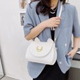 thumbnail image 4 of Bolsa Moda mujer contraste color gato forma hombro bolso PU mini bolso (blanco) JShteea Para Estrenar, 4 of 9