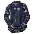 thumbnail image 2 of Men's Tribal Print Comfort Hoodie, Casual Long Sleeve Pullover Sweatshirt, Ethnic Style Streetwear for Christmas, Fall Winter, Cultural Events and Daily Wear,Dark Blue,S, 2 of 4