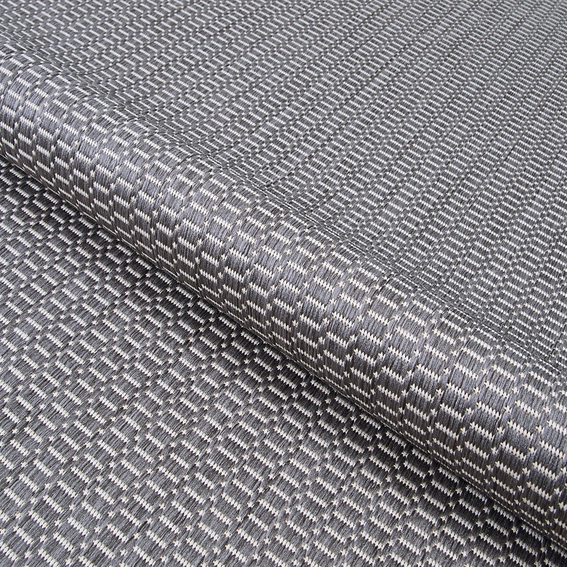 Couristan Recife Saddle Stitch 5'3" X 7'6" Silver- White Outdoor Rug