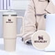 thumbnail image 2 of 40Oz Stanley Termo Vaso, stanly vaso al vacío de doble pared de acero inoxidable Stanly con tapa y pajita para mantener el café y las bebidas calientes o frías, 2 of 7