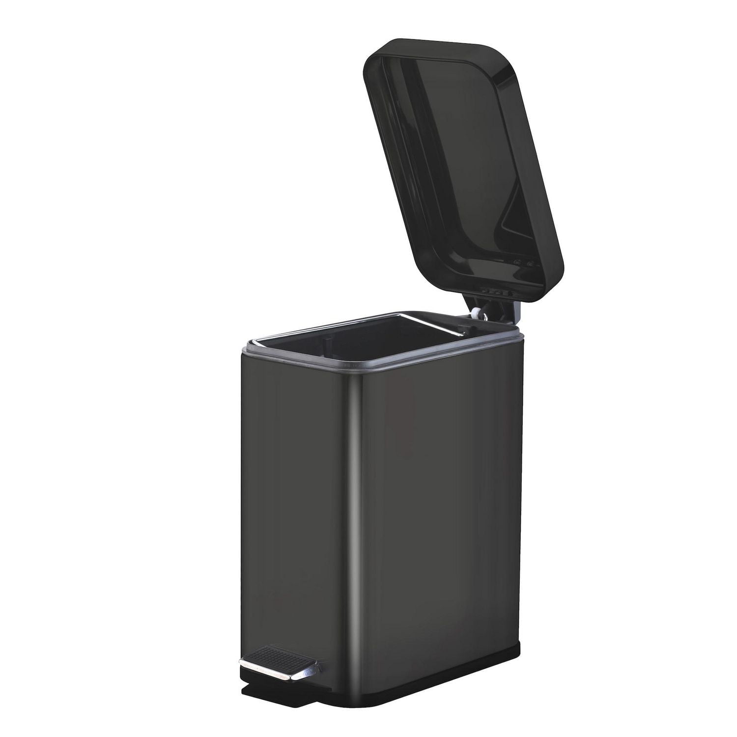 Mainstays Steel Step Bin, 5 L capacity