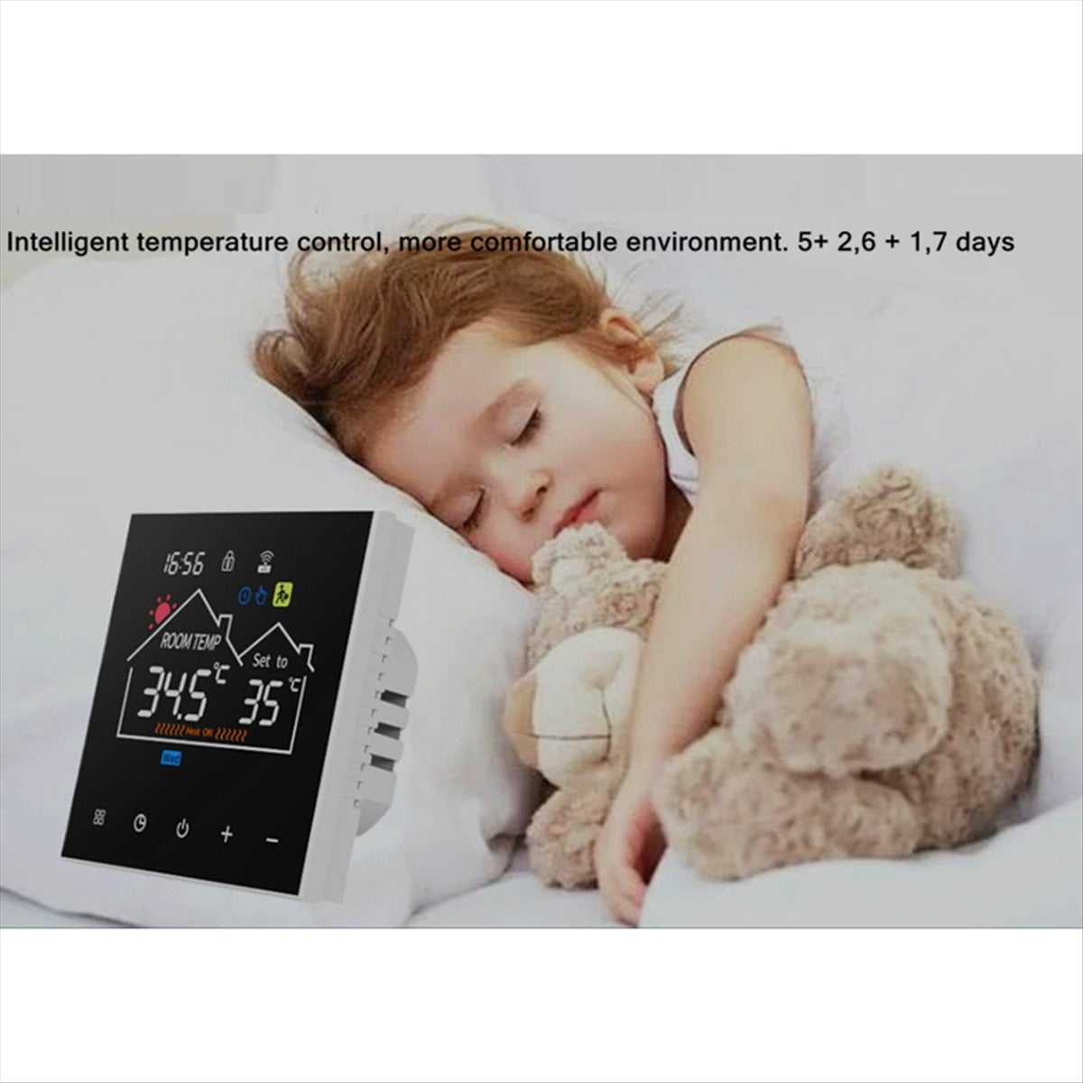 Smart Wifi Wireless Thermostat for Efficient Gas Boiler Water Heating Water Heating Digital Temperature Controller B1 * Digital Temperature Controller