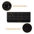 thumbnail image 4 of INSPIRE CHIC Women's 3 x 6 Hooks Bra Extender Brassiere Eye Tape Strap Black-1 3 Rows 6 Hooks 3 Pcs, 4 of 5
