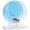 Light Blue, variant on Niteangel Super-Silent Hamster Exercise Wheels - Quiet Spinner Hamster Running Wheels with Adjustable Stand for Hamsters Gerbils Mice Or Other Small Animals (M, Transparent)