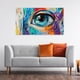 thumbnail image 2 of Cuadro Ojo de Colores Tipo Oleo Tela 100% Algodón Canvas Moderno de Colores Listo para Colgar Incluye Taquetes y Tornillos Maxigráfica Shop  Cuadro Abstracto Mosaico, 2 of 7
