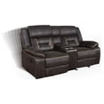 thumbnail image 5 of Greer 2-piece Upholstered Reclining Sofa Set Brown, 5 of 13