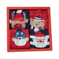 thumbnail image 3 of 4 Pairs Christmas Socks Xmas Novelty Socks Cartoon Lovely Casual Fashion Holiday Socks Women Socks for Spring Birthday Indoor Style A, 3 of 8