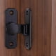 thumbnail image 3 of El dispositivo de fijación de la correa de perno de la cerradura de la puerta Correccional de 90 grados se utiliza para abrochar la puerta de la cerradura de la puerta del granero y mover la, 3 of 5