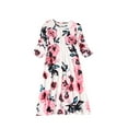 thumbnail image 4 of Niuer Mommy and Me Dresses Casual Floral Family Outfits Summer Matching Flower Maxi Long Dress Sundress, 4 of 7