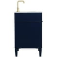 thumbnail image 6 of Elegant Decor Williams 24" Single Marble Top Bathroom Vanity in Blue, 6 of 16
