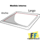 thumbnail image 3 of Plato Base de fibra de vidrio FibraFormas modelo Cuadrado 22cm Blanco, 3 of 4