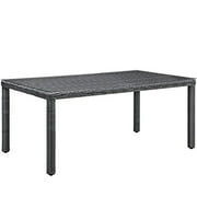 Gray Summon 70" Outdoor Patio Dining Table