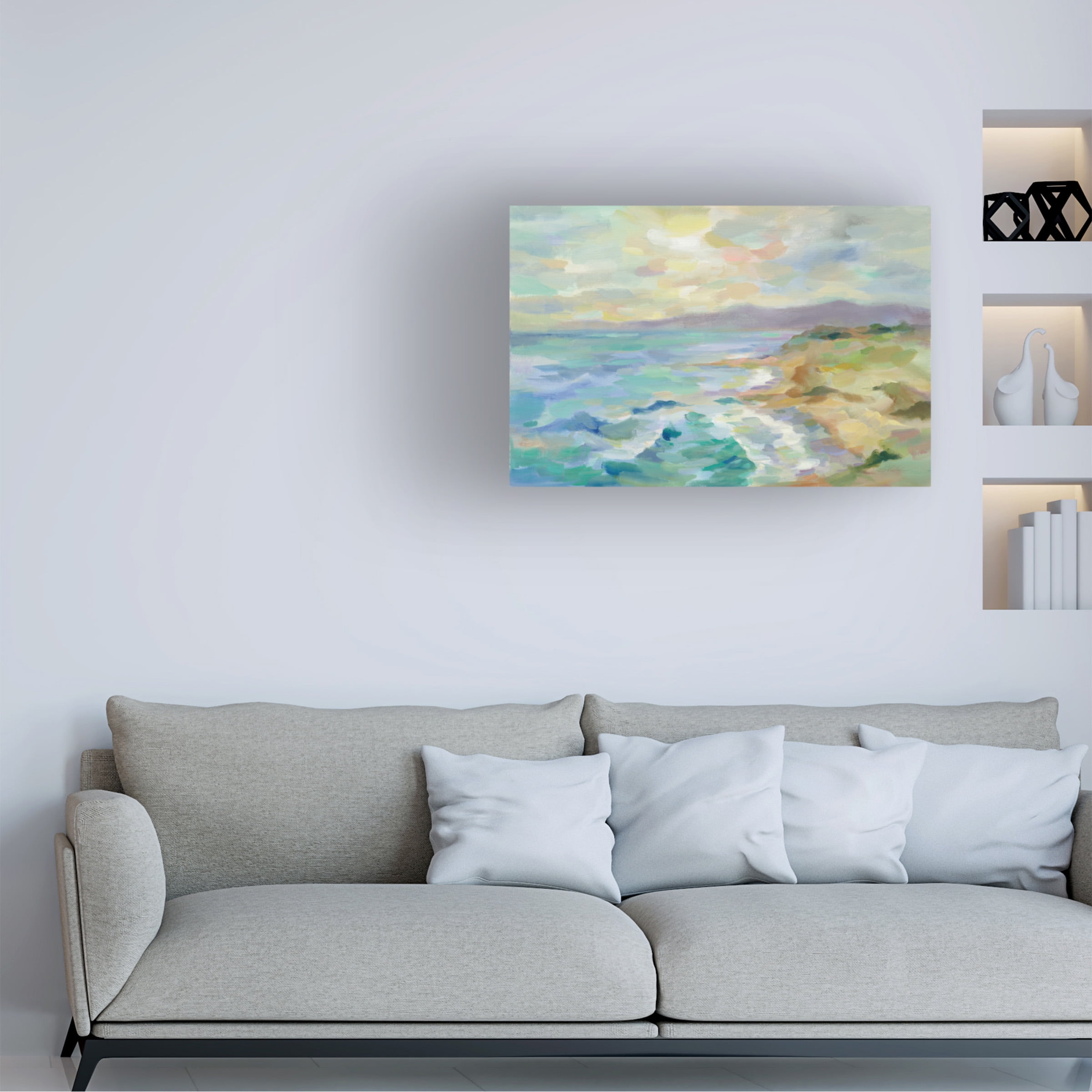 Trademark Fine Art 'Dunes by the Sea' Canvas Art by Silvia Vassileva