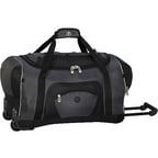 Protege 32&quot; Expandable Rolling Duffel Bag, Black - www.bagsaleusa.com