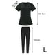thumbnail image 3 of Enfermería Scrub Set Top Pantalones Transpirable Trabajo Uniforme para Enfermera Yoga Jogger, 3 of 5