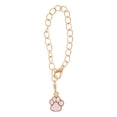 thumbnail image 1 of Encanto de Cadena de Taza de Huellas de Animal 1 Pc Rosa Aleación, 1 of 5
