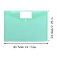 thumbnail image 3 of Gkeoshab Sac de Documents 11 Pcs Organisateur de Fichiers en Plastique Transparent pour Bureau&Artisanat& Papeterie Maison & Jardin, 3 of 9