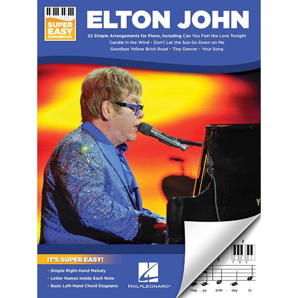 Elton John Super Easy Songbook (Paperback)