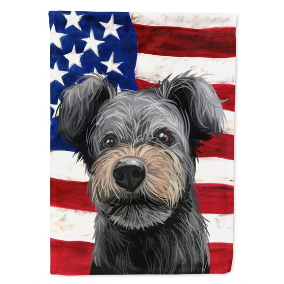 Carolines Treasures CK6667GF PUMI Dog American Garden Size Outdoor-Flags, Multicolor