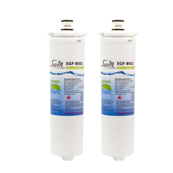 Swift Green Filters SGF-BO52 Replacement Water Filter for Bosch 640565/CS-52 EVOLFLTR10, EFF-6026A - 2 Pack