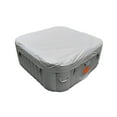 thumbnail image 5 of ALEKO 4 Person Square Inflatable Jetted 160 Gallon Hot Tub Spa with Cover Gray, 5 of 16