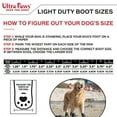 thumbnail image 2 of Large Ultra Paws Durable Dog Boots, Black, 2 of 2