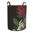 thumbnail image 7 of ZICANCN Laundry Basket Organizer, Skull Hand Rose Flower Collapsible Hamper for Bathroom Bedroom Laundry Room, Medium Size, 7 of 7