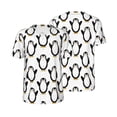 thumbnail image 6 of Rocae Lovely Penguin for Breathable Men's Baseball T-Shirt Fashionable Casual Baseball Jersey, Moisture-wicking Sportswear Large, 6 of 9