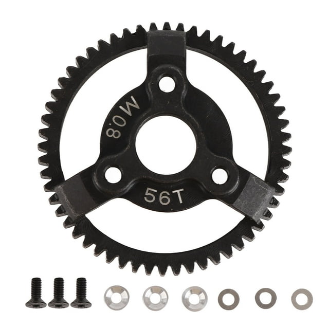 Engranaje recto de acero para coche RC, repuesto de engranaje recto de acero 32P 0,8 M para Traxxas Slash 1/10 2WD