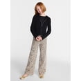 thumbnail image 2 of Wonder Nation Girls Crossover Waist Wide Leg Jeans, Sizes 5-18, 2 of 10