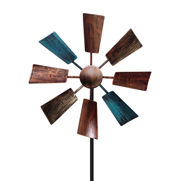 Uanit rotating windmill 360 Metal Swivel Classical Wind for Patio Outdoor Yard Garden