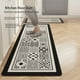 thumbnail image 2 of Alfombra de cocina de estilo retro, alfombra de piso larga resistente a las manchas para el hogar, alfombra de piso para puerta de entrada de fácil secado, alfombra de una pieza, 2 of 6